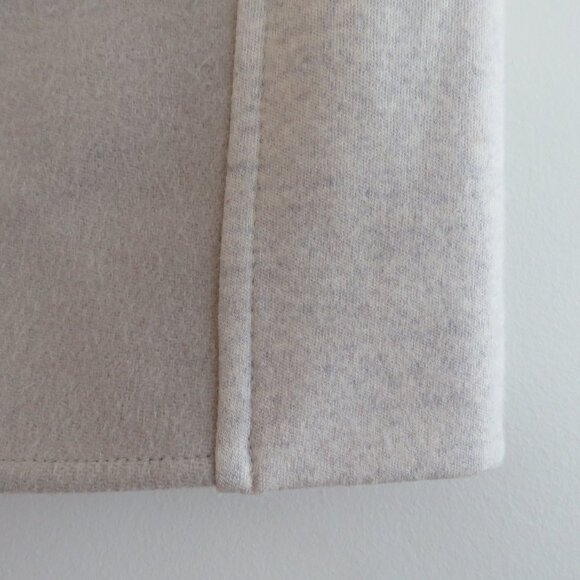 MAXMARA Cream Ecru Bone 100% Wool Two Tone Classic Pencil Skirt Sz EU 36 / US 4 - Picture 3 of 15